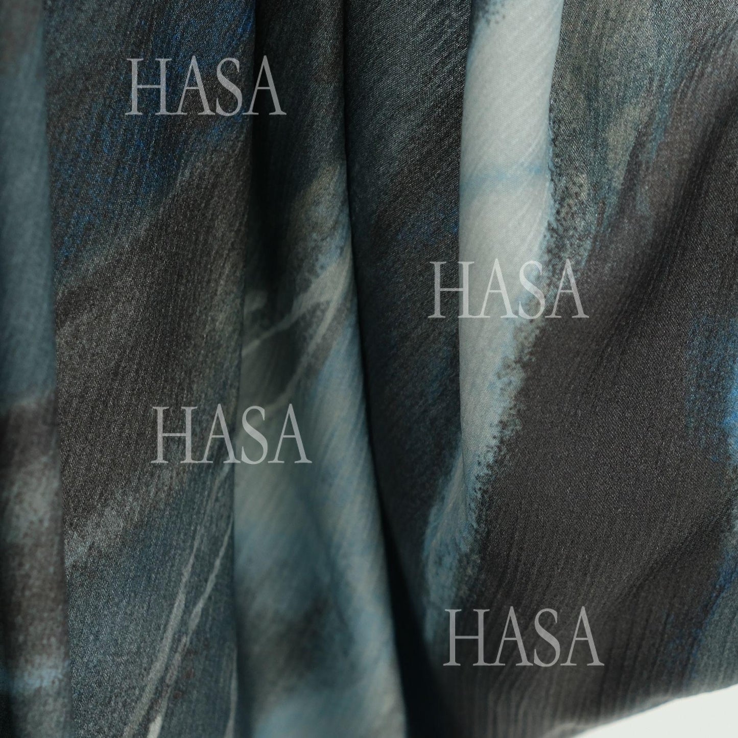 HA6509 Abstract Printed Loose Abaya (Headscarf Not Included)