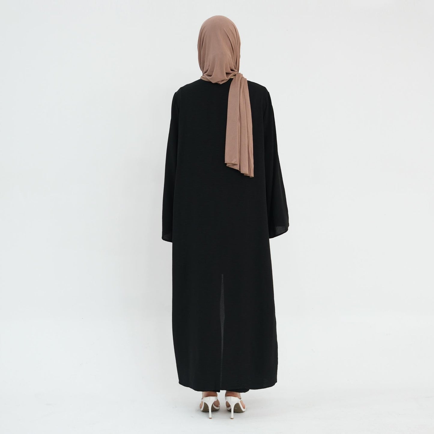 HA5107 Classic Solid Color Three-piece Suit - Loose Long Design Combination