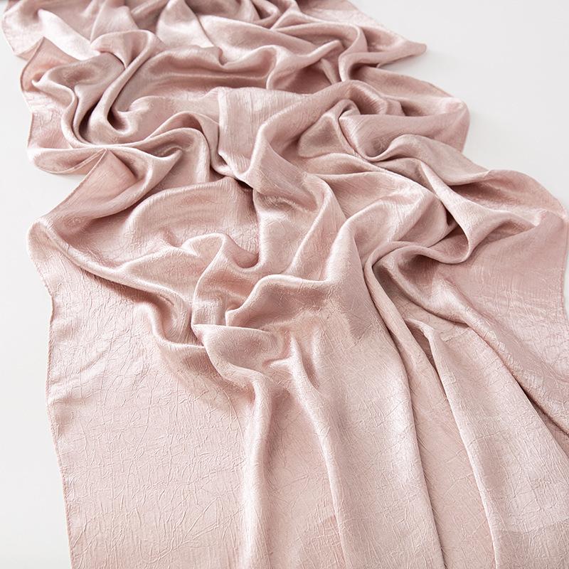 HAYA HA1104 Silk Smooth Headband Shawl Solid Color Headband