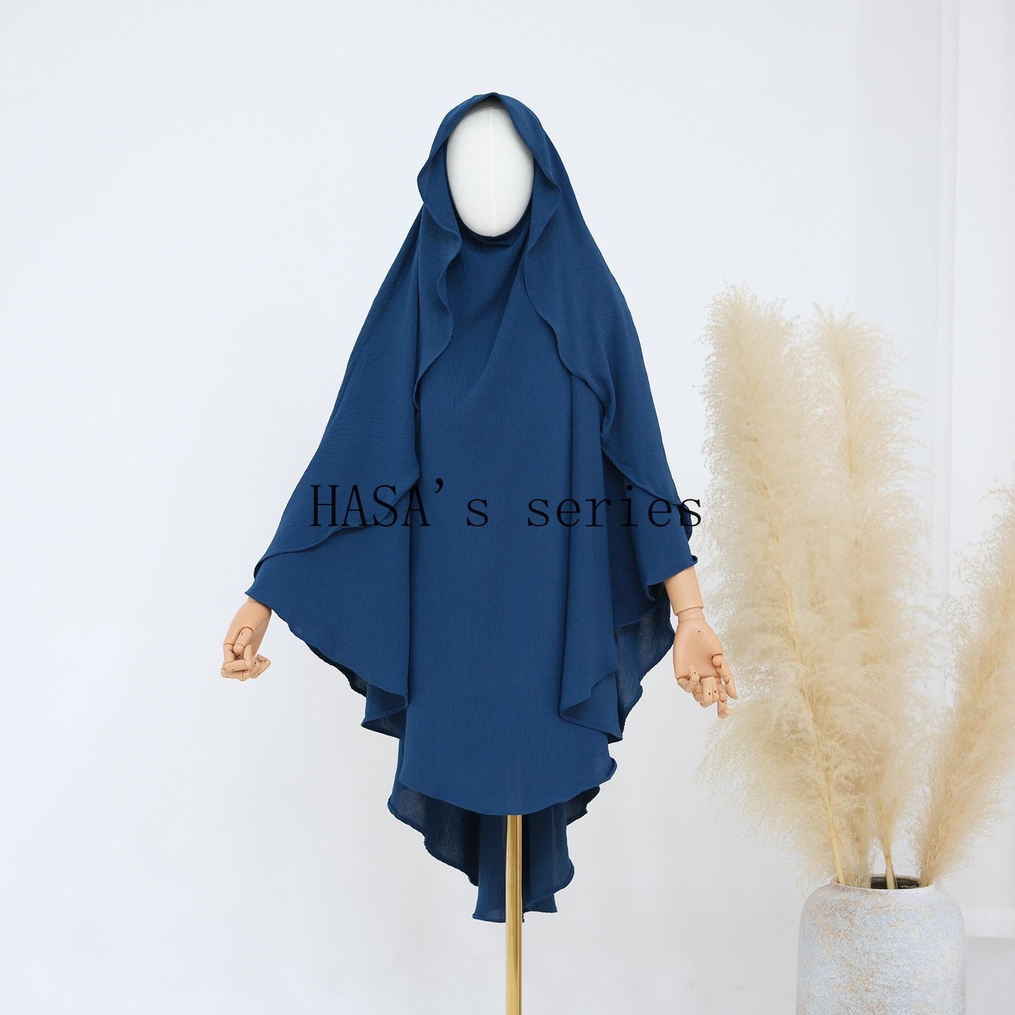 HA5441 Premium Multi-Color Solid Bandana - Loose Shawl Style circle  hijab