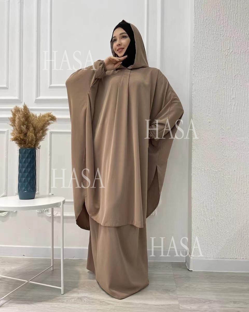 HA6583 Women's Loose Long Robe Suit
