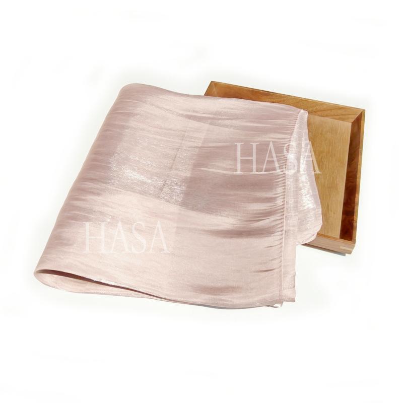 HA6479 A Simple Silk Scarf with A Mellow Color and A Light and Drapey Design