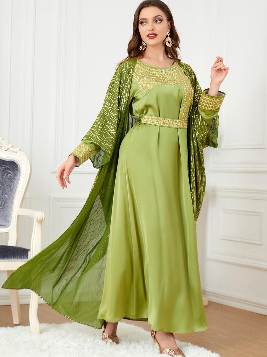 HAYA HAYA1059 2pcs Inner Dress  with Cardigan