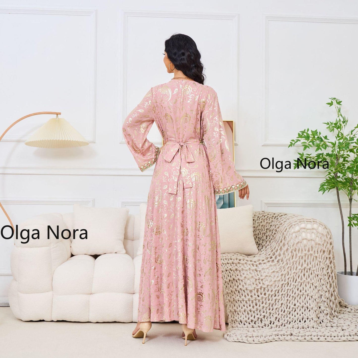HS1328 Elegant and Slim-fitting Maxi Dress