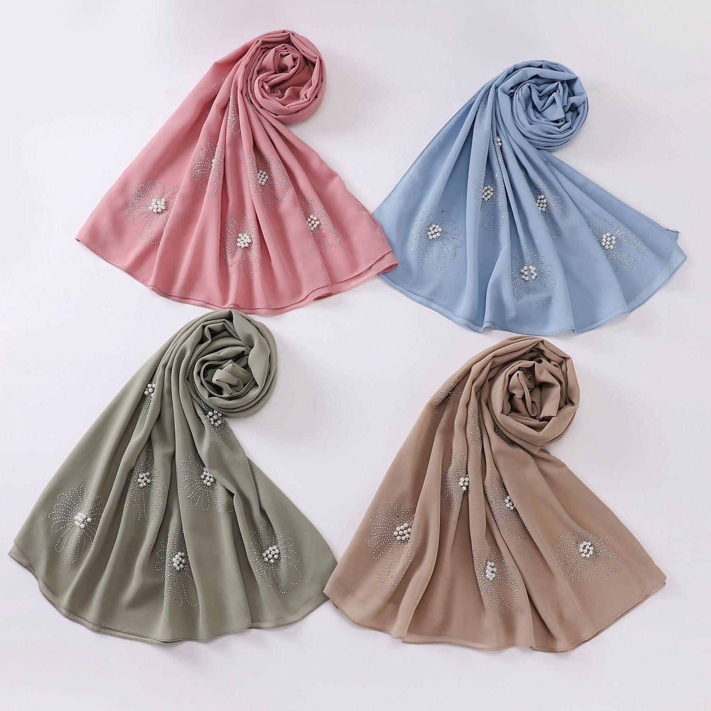 HAYA HA1121 New Chiffon Long Scarf Hijab