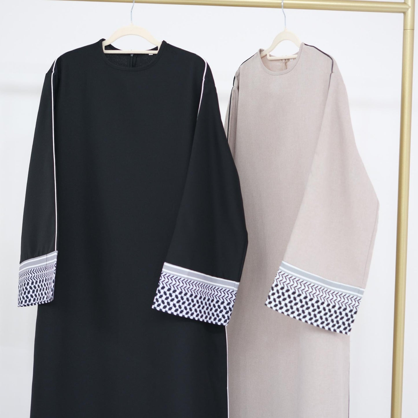 HAYA HA1181 Patchwork Elegant Abaya