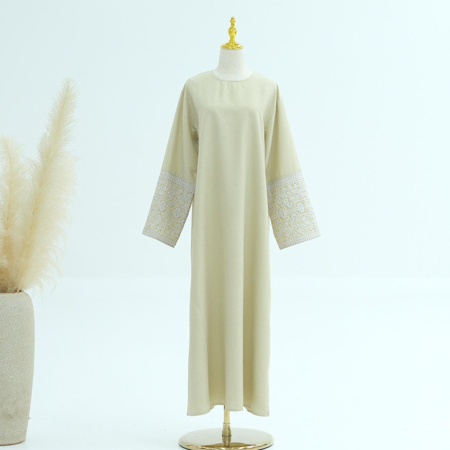 HAYA HA1172 Embroidered Elegant Dress Robe