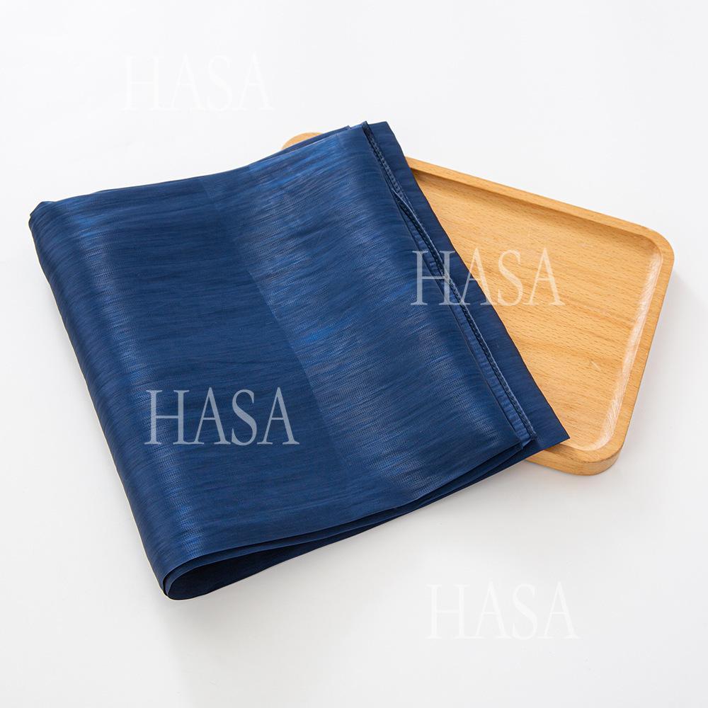 HA6479 A Simple Silk Scarf with A Mellow Color and A Light and Drapey Design