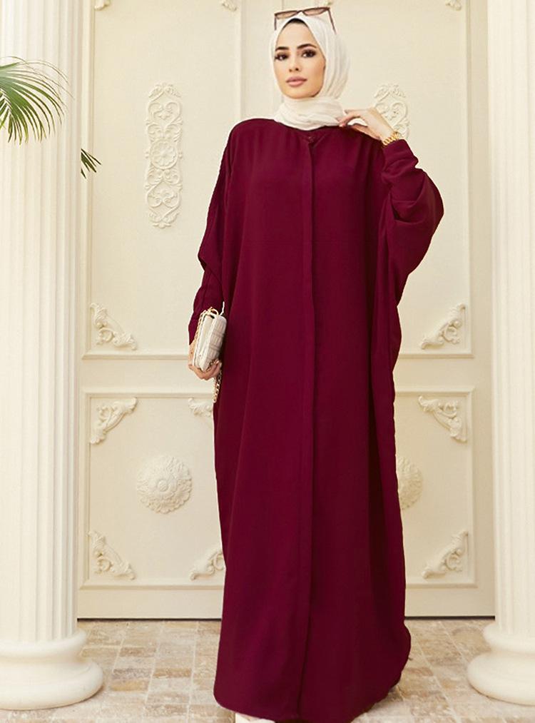 HAYA HAYA0519 Bat Sleeves Long Robe