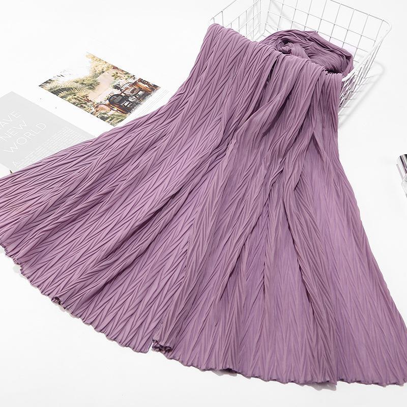 HAYA HA1137 Pearl Chiffon Baotou Scarf