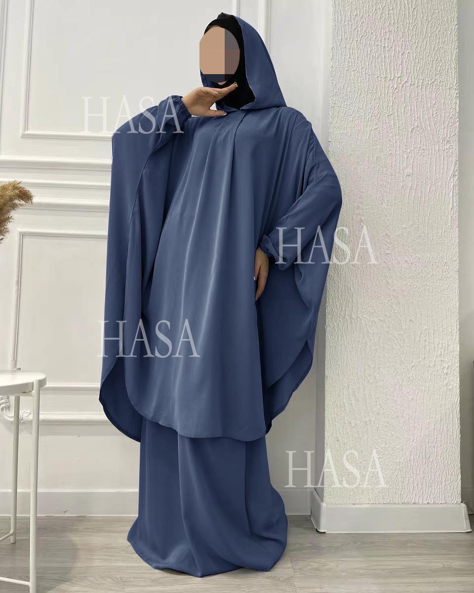 HA6583 Women's Loose Long Robe Suit