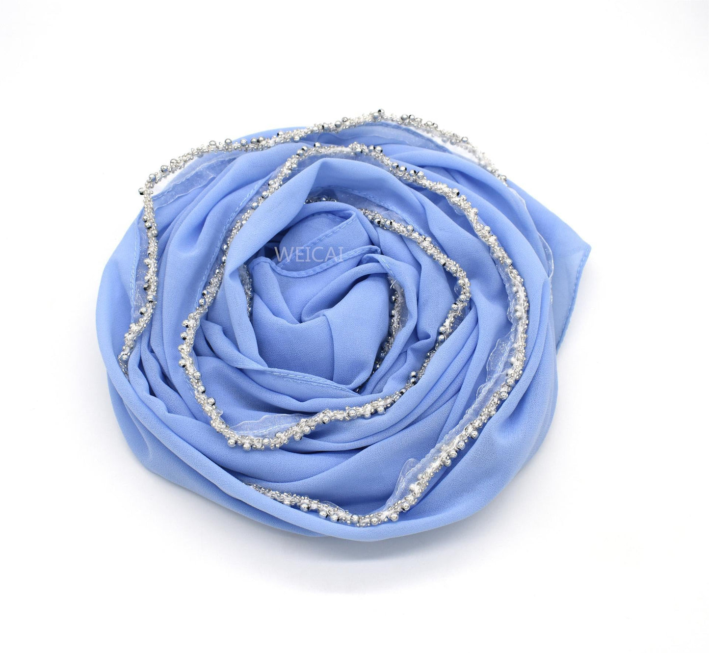 HAYA HA1117 Solid Chiffon Headband Hijab