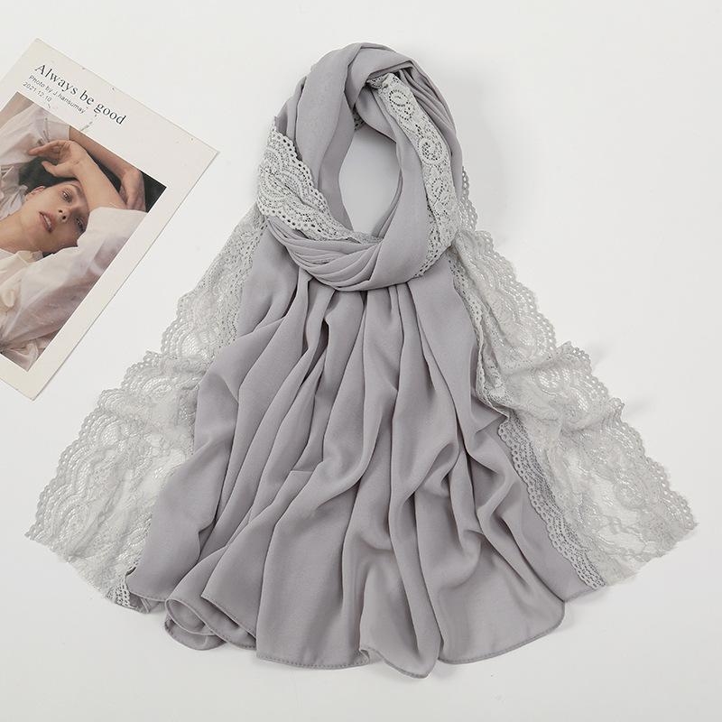 HAYA HA1125 New Pearl Chiffon Lace Lace Headband