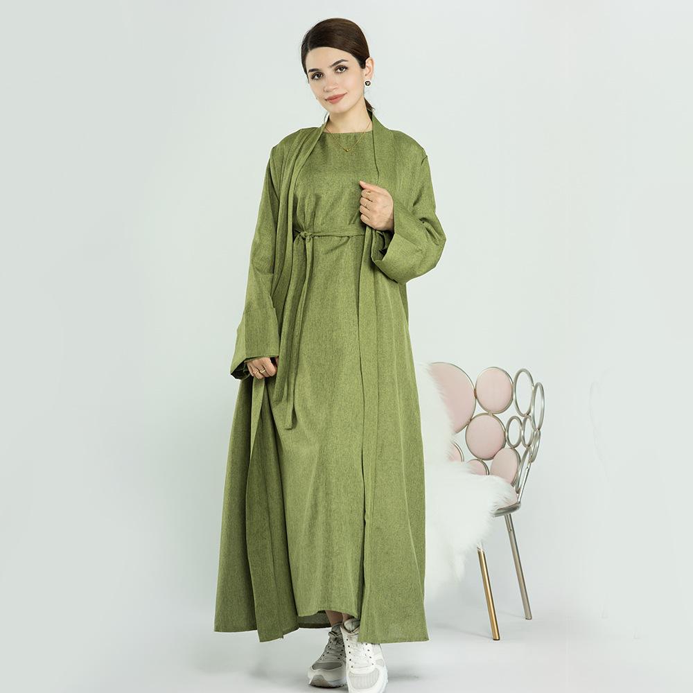 HAYA HAYA0710 2pcs Set Cardigan+Inner Dress