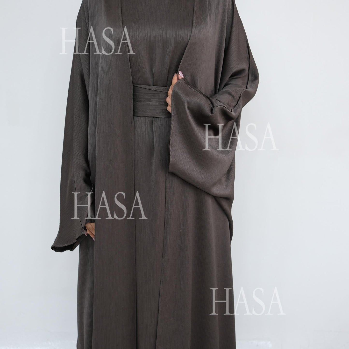 HA6575 Elegant Two-piece Cardigan Robe Set