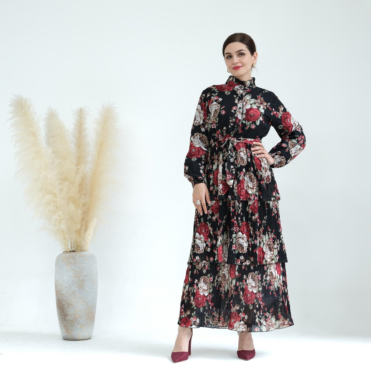 HAYA HAYA1008 Pure Beauty Printed Dress