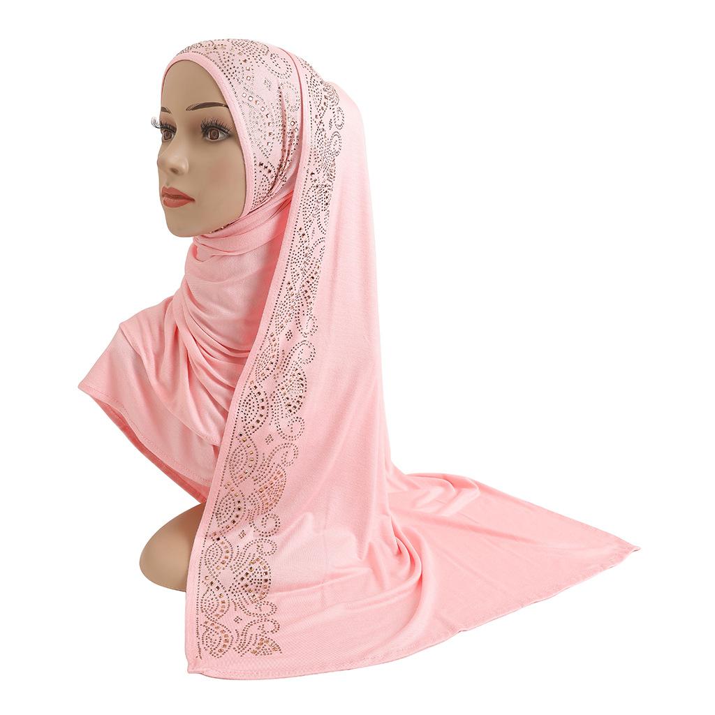 HAYA HA1144 Cotton Hot Gold Glass Diamond Headband