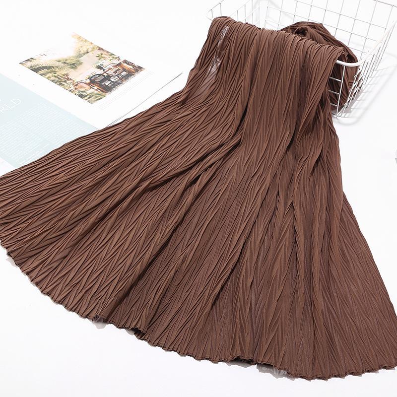 HAYA HA1137 Pearl Chiffon Baotou Scarf