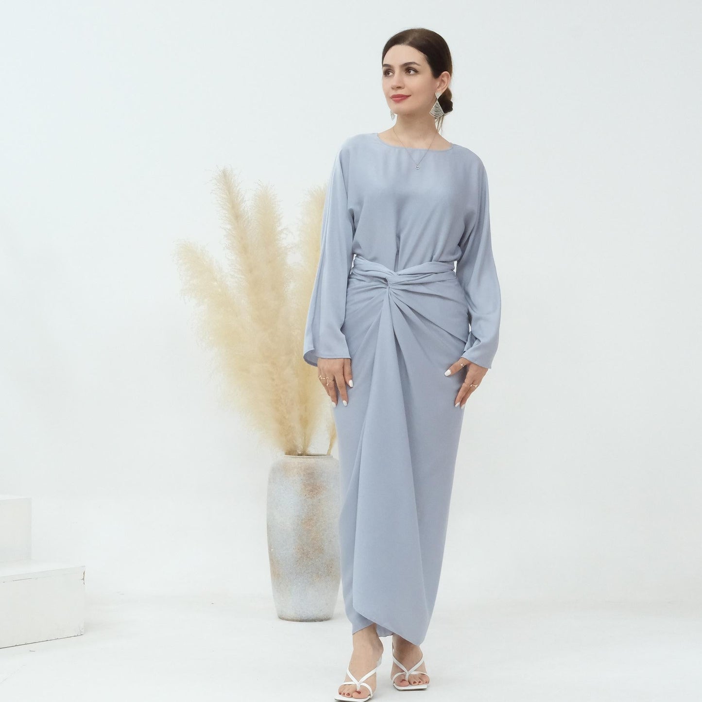 HAYA HAYA1010 2PCS Set Fashion Top and Skirt
