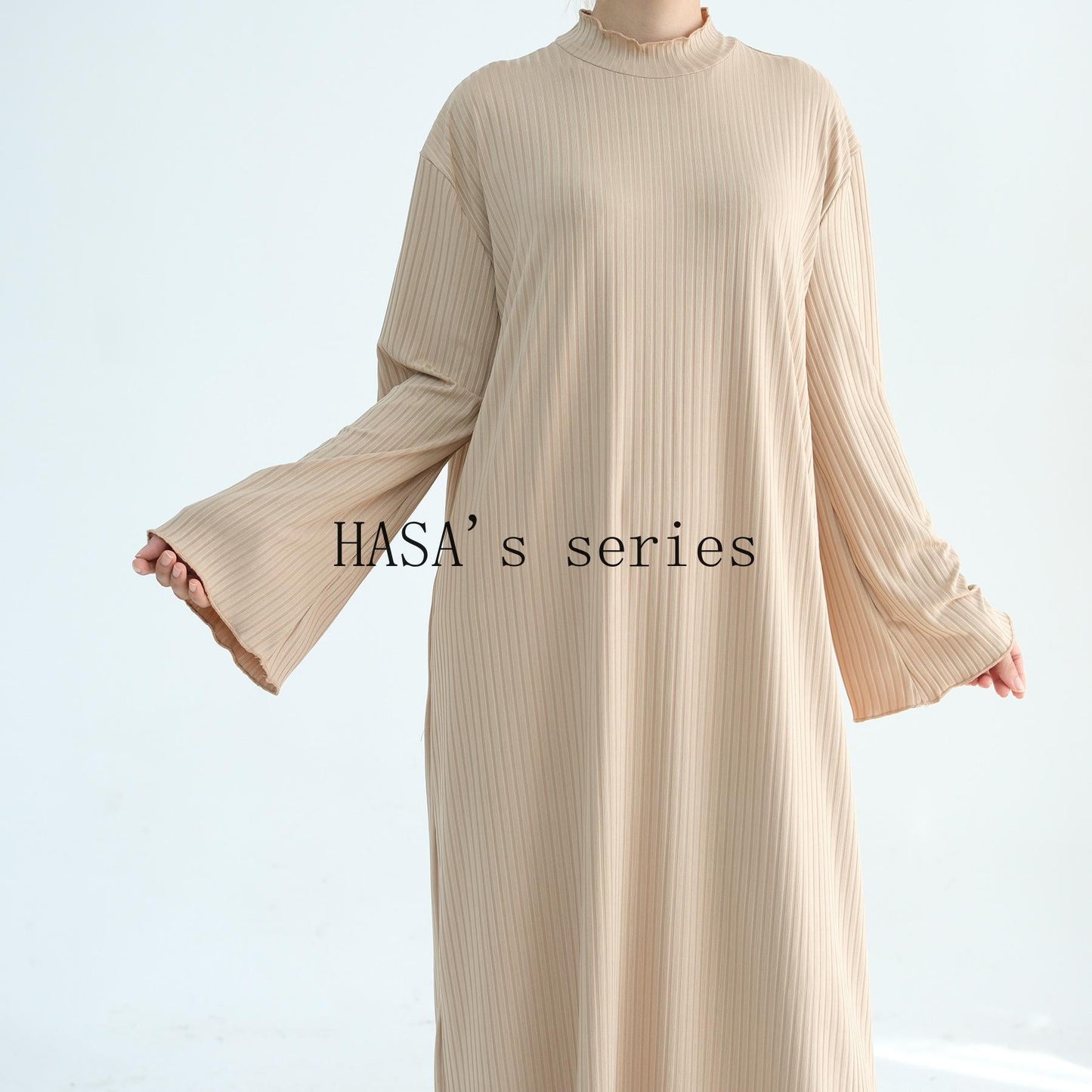 HA5509 Beautiful Stand Collar Dress Robe - Lightweight multi-color design, comfortable and stylish party  wear red dress thick  thigh 2  part bow  outfits