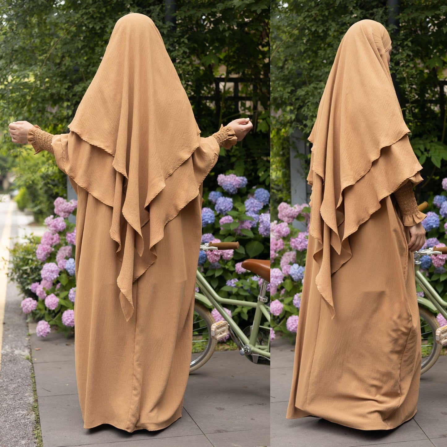 HAYA HAYA1004 2pcs Set  Abaya+Hijab