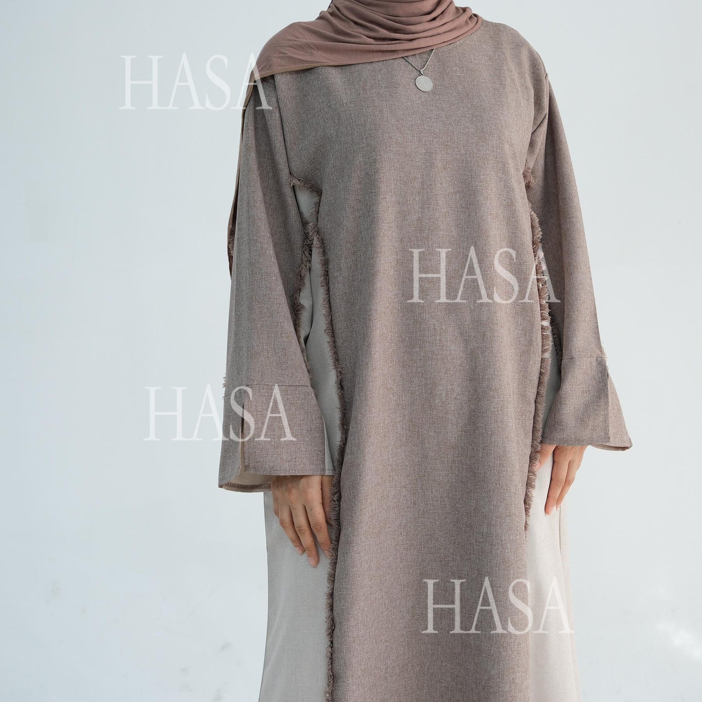 HA5606 Stylish Patchwork Robe - Cardigan and Dress (belt Pockets Only on Dress) party  wear red dress graduation  dress thick  thigh 2  part bow  outfits