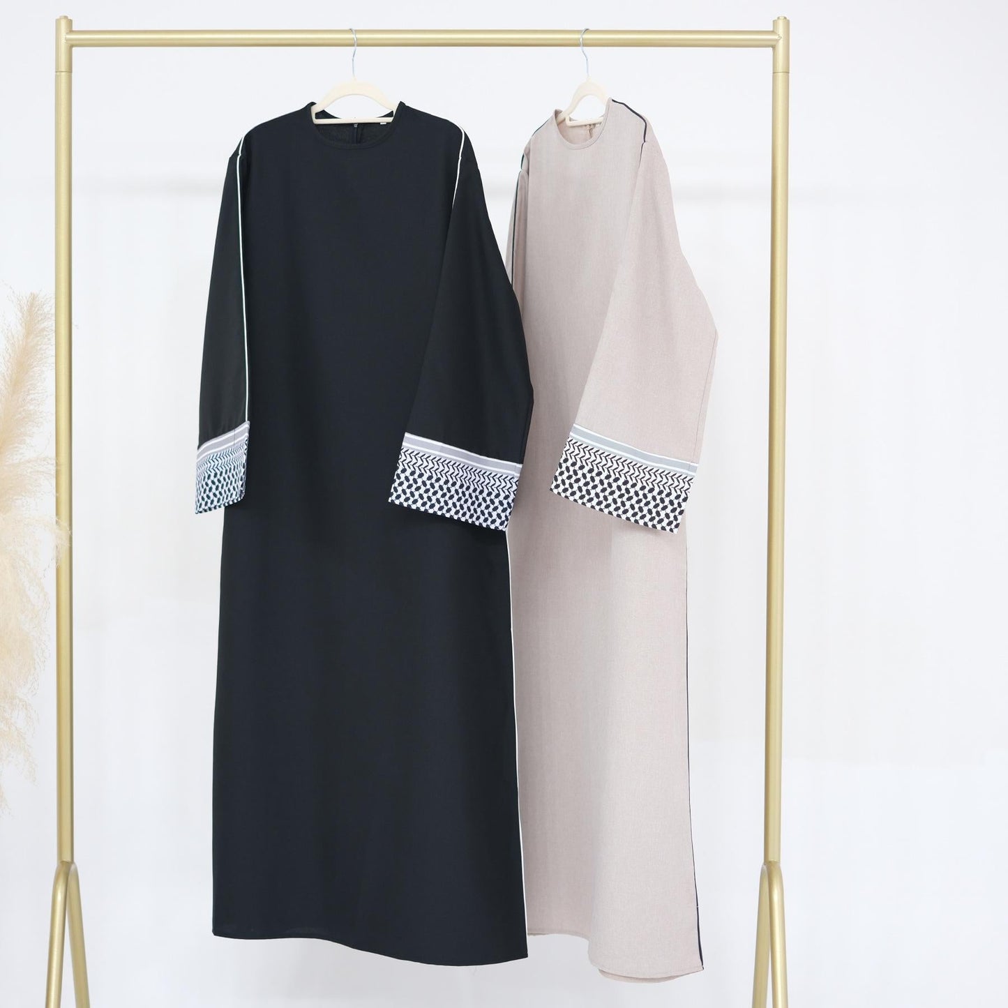 HAYA HA1181 Patchwork Elegant Abaya