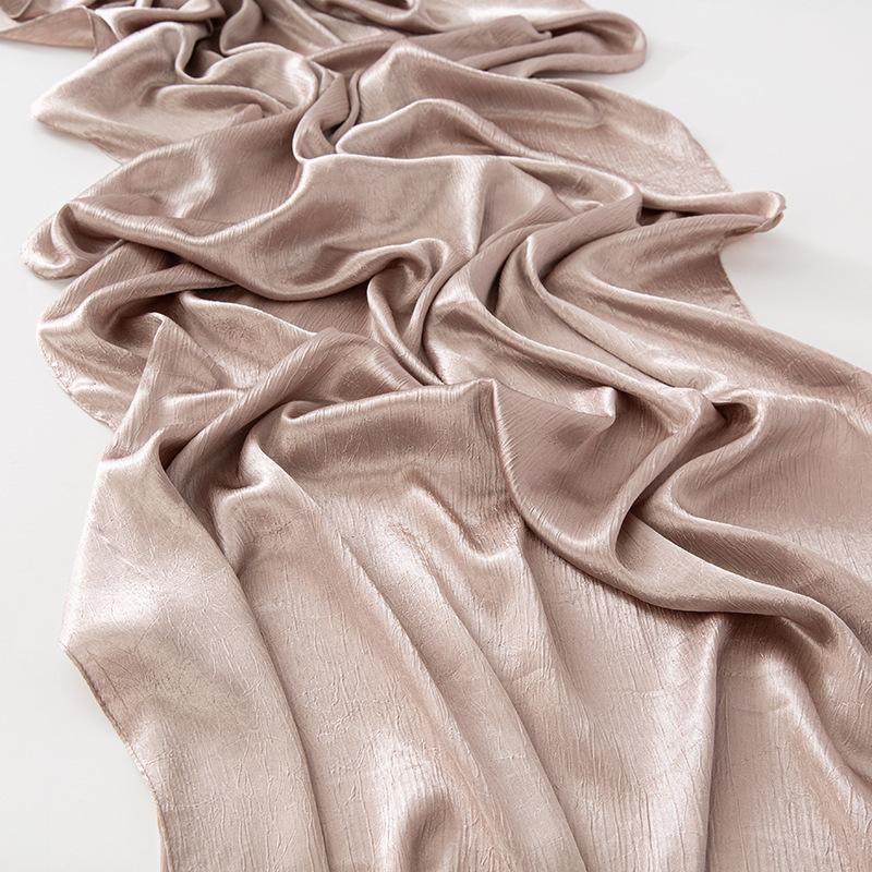 HAYA HA1104 Silk Smooth Headband Shawl Solid Color Headband