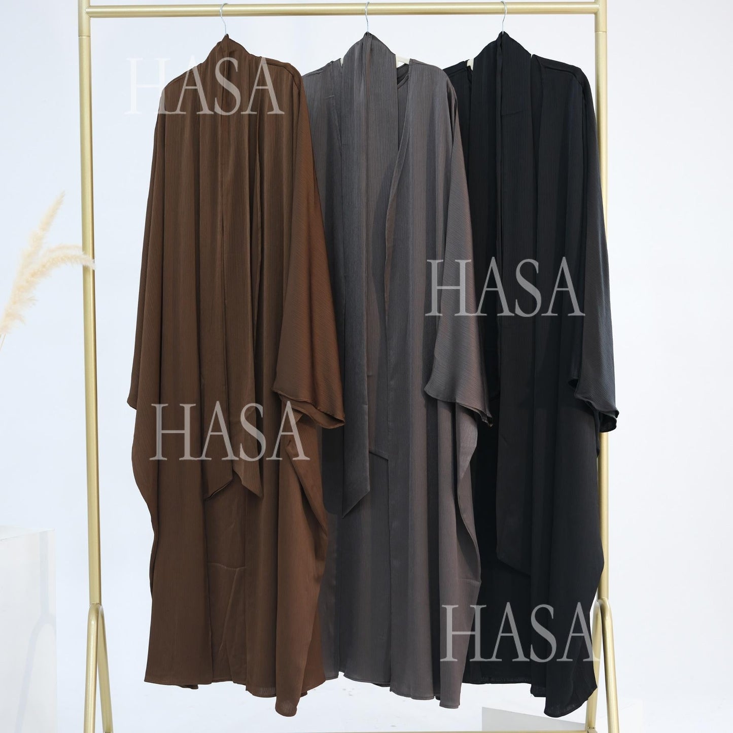 HA6575 Elegant Two-piece Cardigan Robe Set