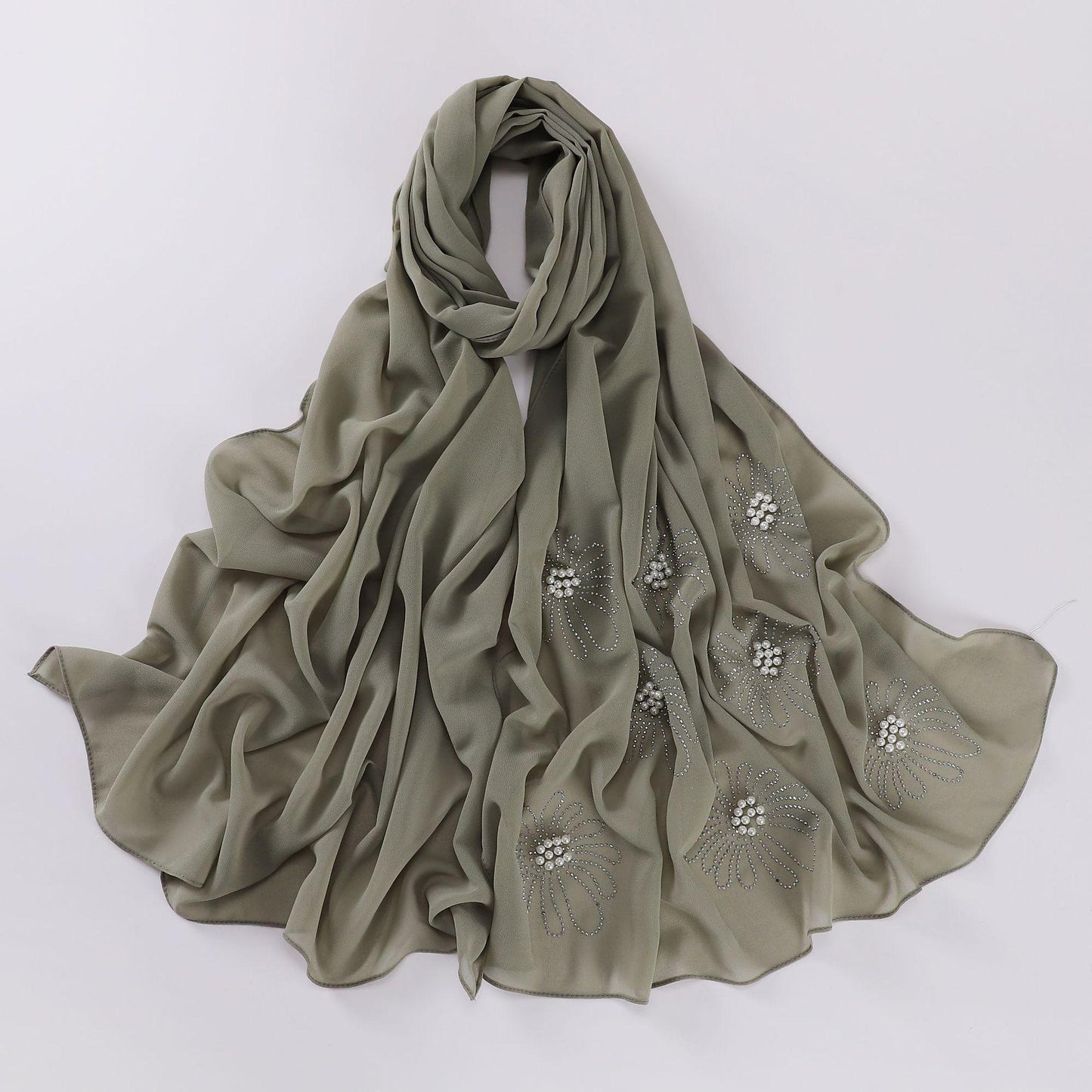 HAYA HA1121 New Chiffon Long Scarf Hijab
