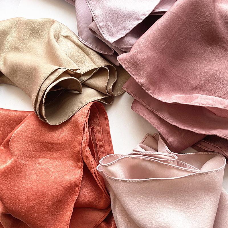 HAYA HAYA1069 Solid Color Scarf Baotou Scarf