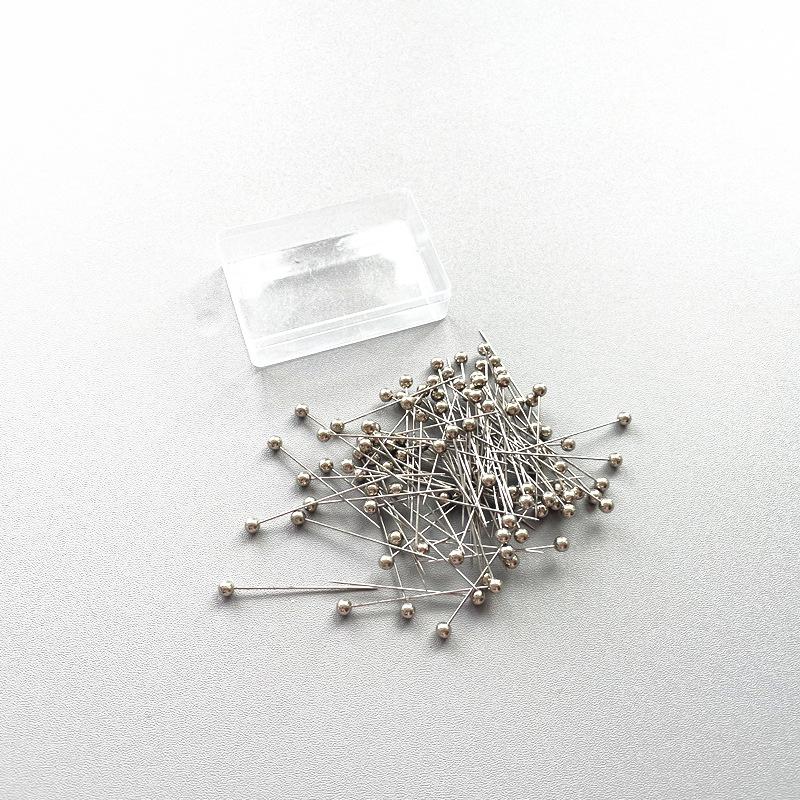 HAYA HAYA1066 100pcs/box Stainless Steel Pearl Breast Needle Scarf Button