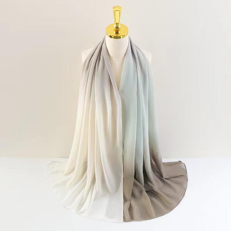 HAYA HA1148 New Gradient Chiffon Headscarf