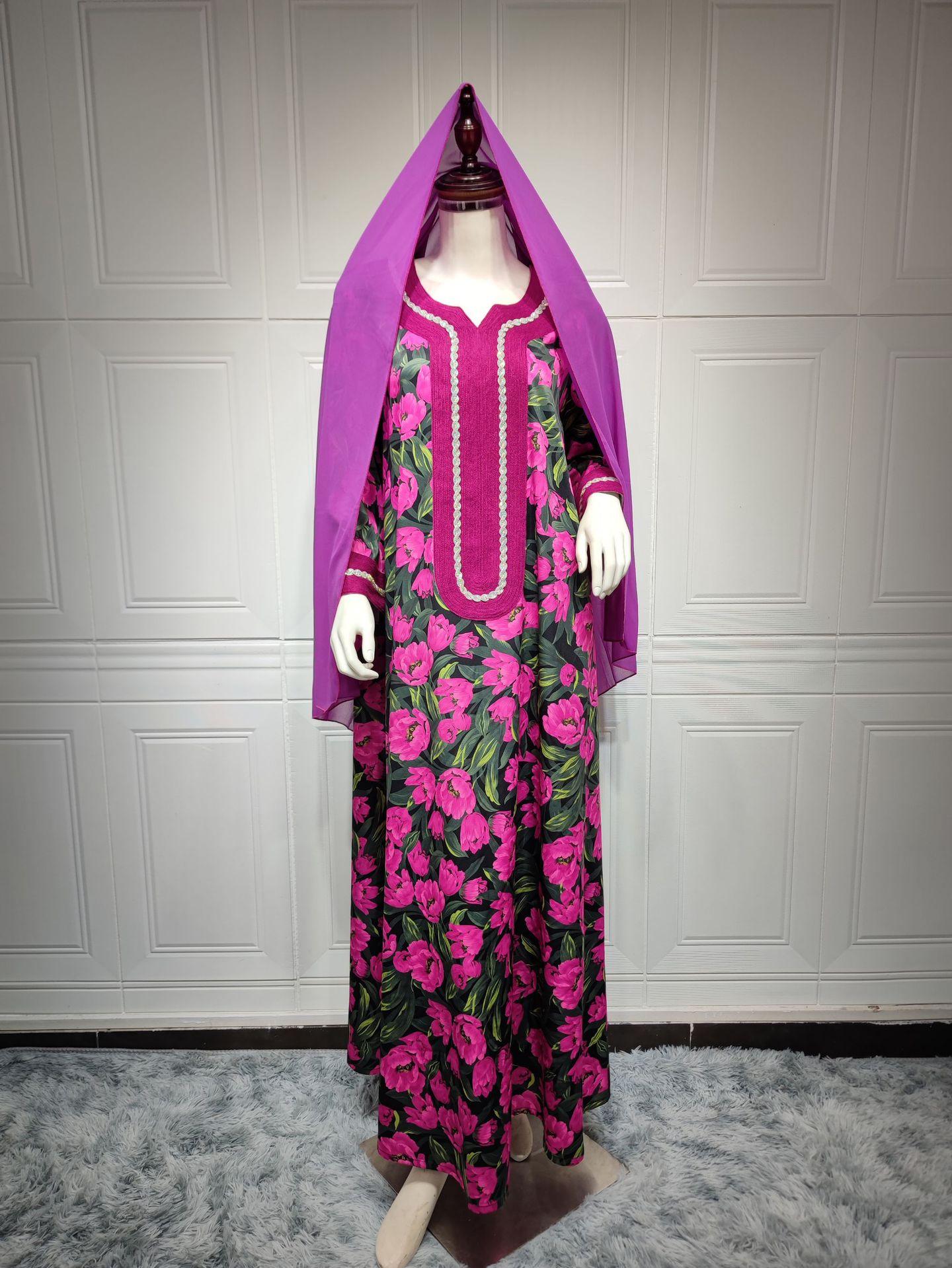 HAYA HAYA1072 Fashion New Product Hot Diamond Printed Dress