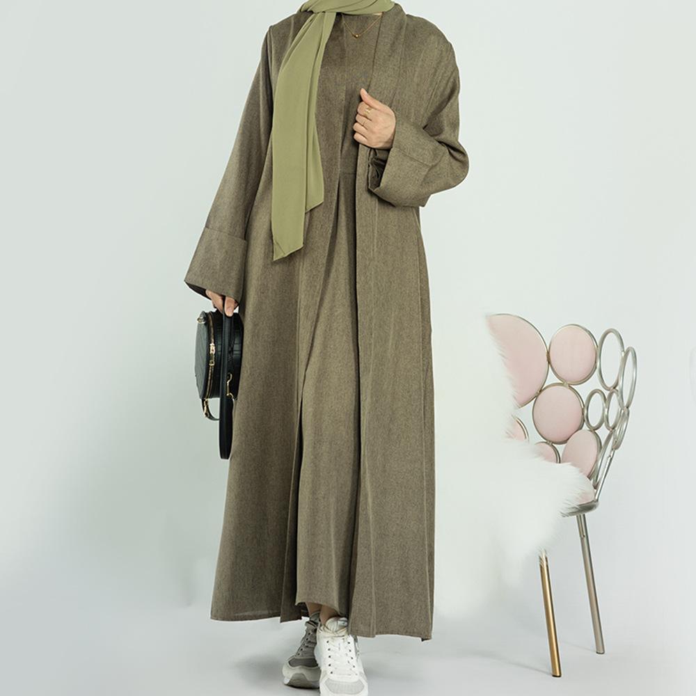 HAYA HAYA0710 2pcs Set Cardigan+Inner Dress