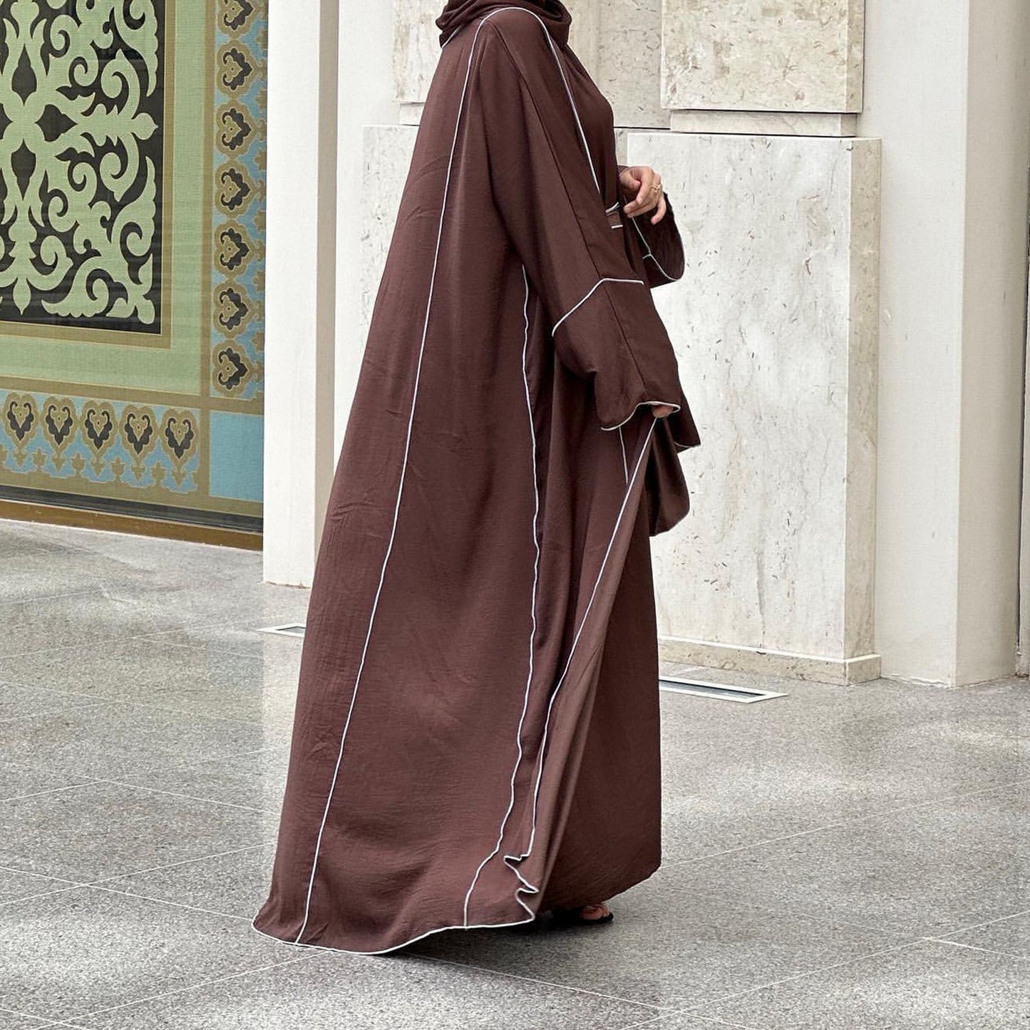 HAYA HAYA0933 3 Pcs Set Cardigan+Inner Dress+Hijab