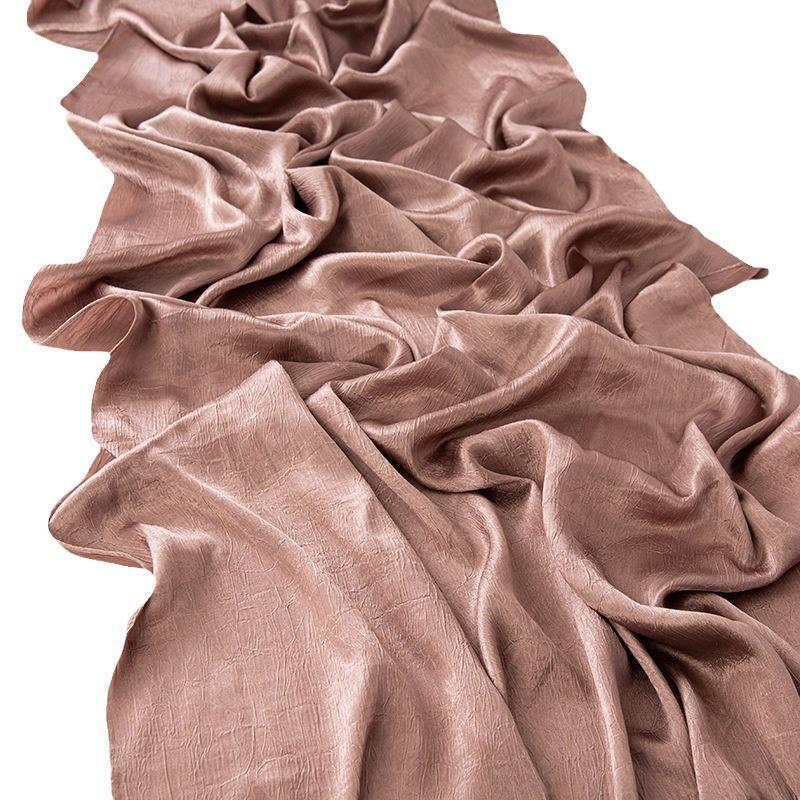 HAYA HA1104 Silk Smooth Headband Shawl Solid Color Headband