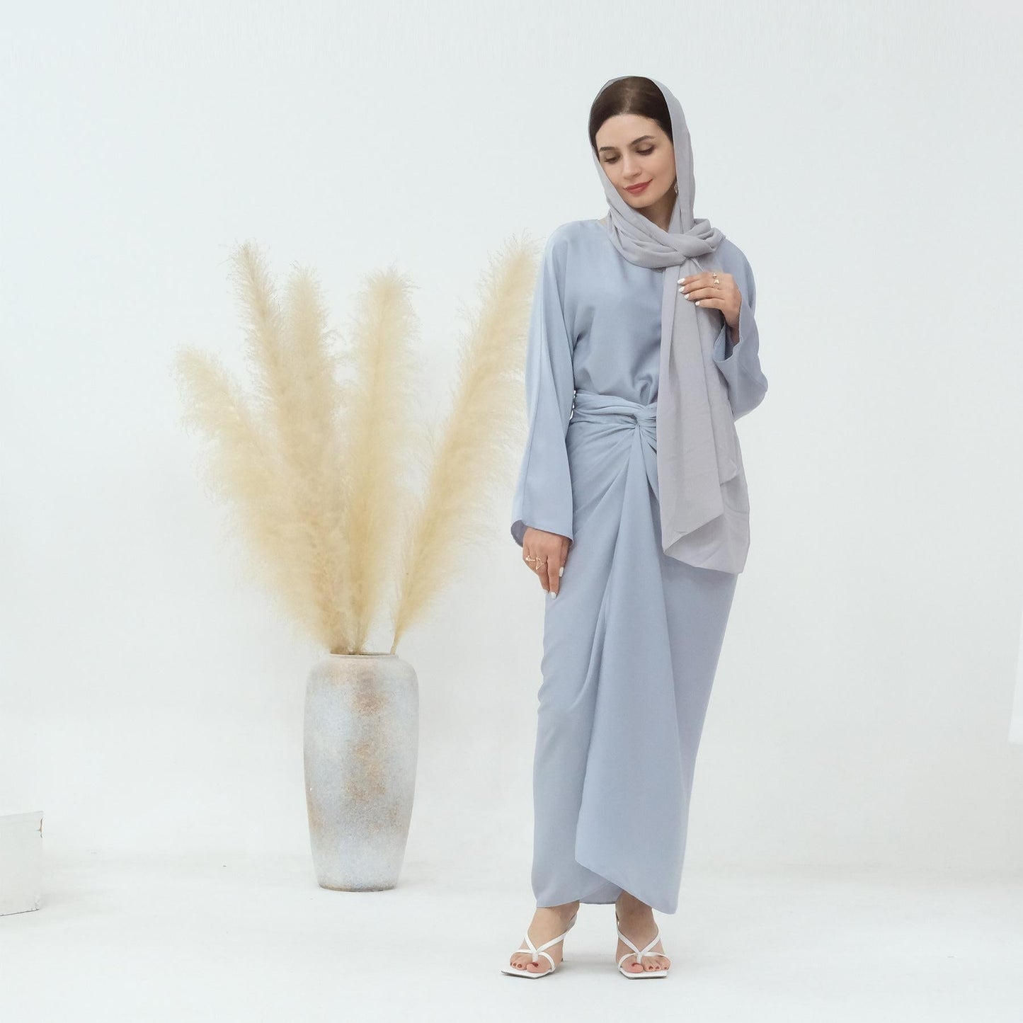 HAYA HAYA1010 2PCS Set Fashion Top and Skirt