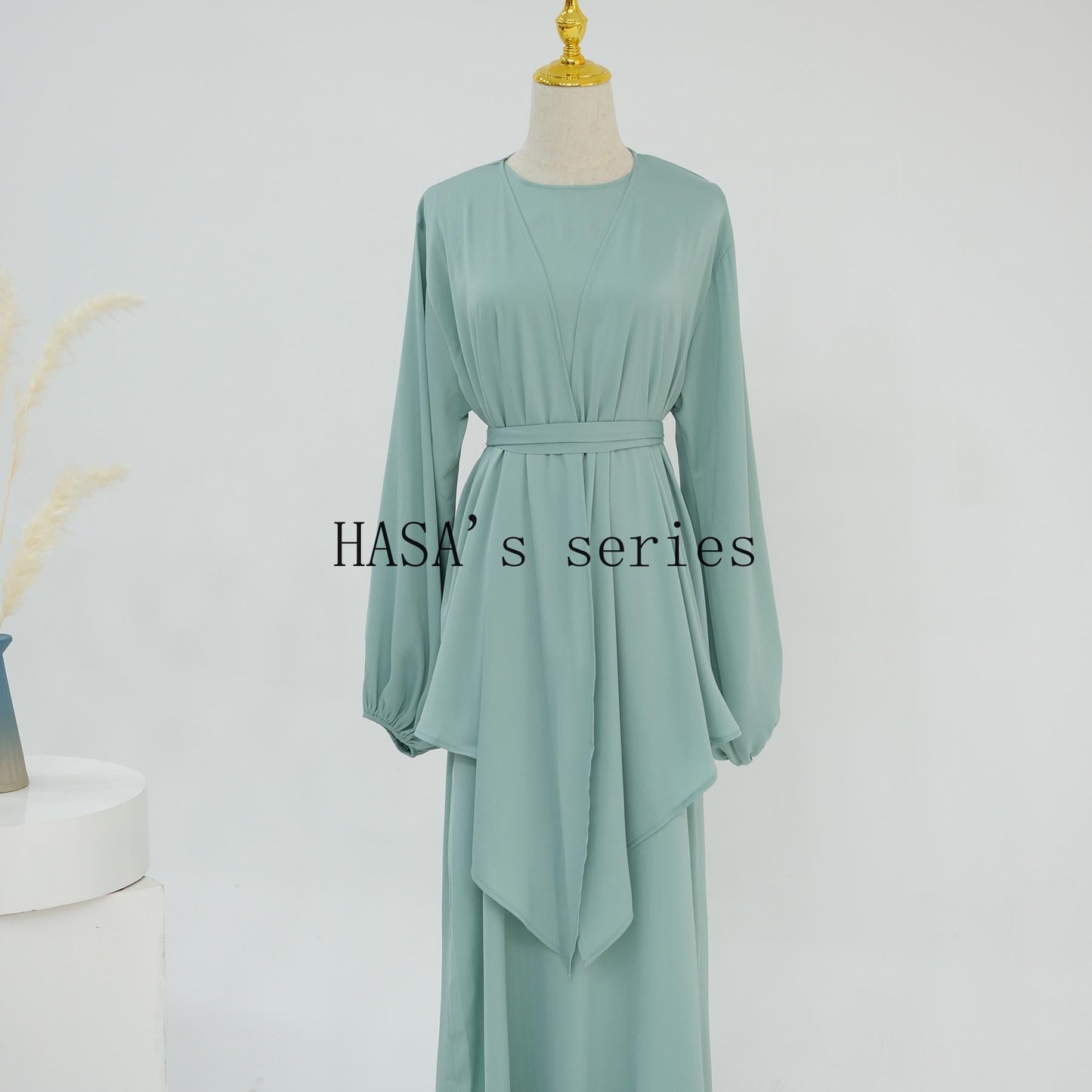 HS4845 Simple, Solid-color, Loose-fitting Two-piece Set, A Comfortable and Coordinated Outfit.