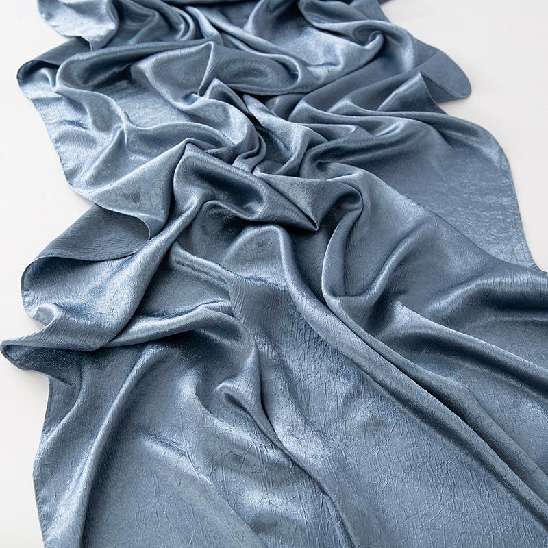HAYA HA1104 Silk Smooth Headband Shawl Solid Color Headband