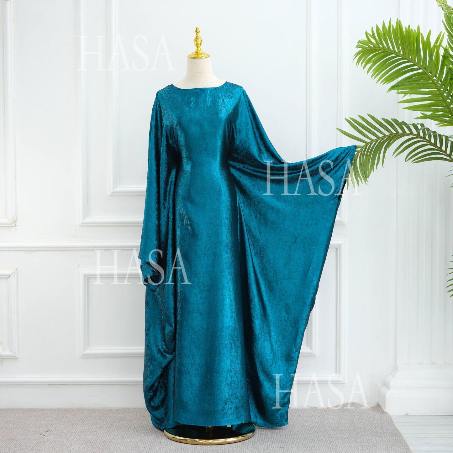 HA5879 Light-sensing Two-piece Dress | with Headscarf Design, The Overall Matching Is More Worry-free
