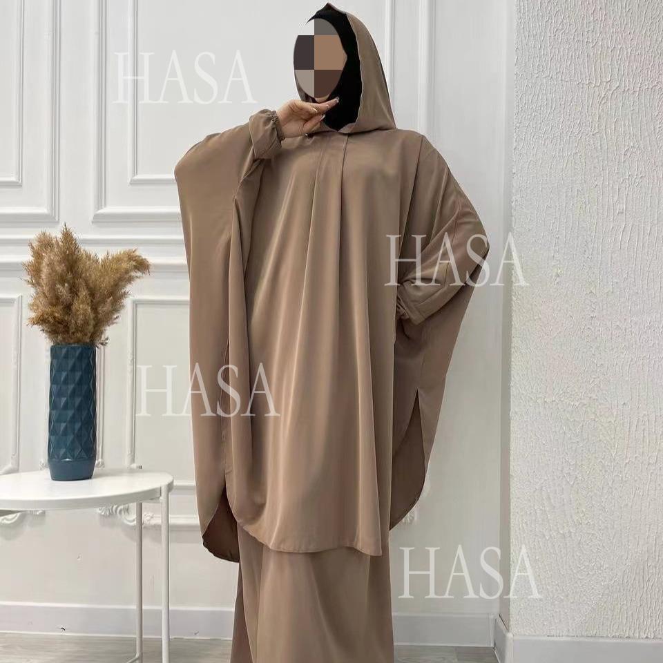 HA6583 Women's Loose Long Robe Suit