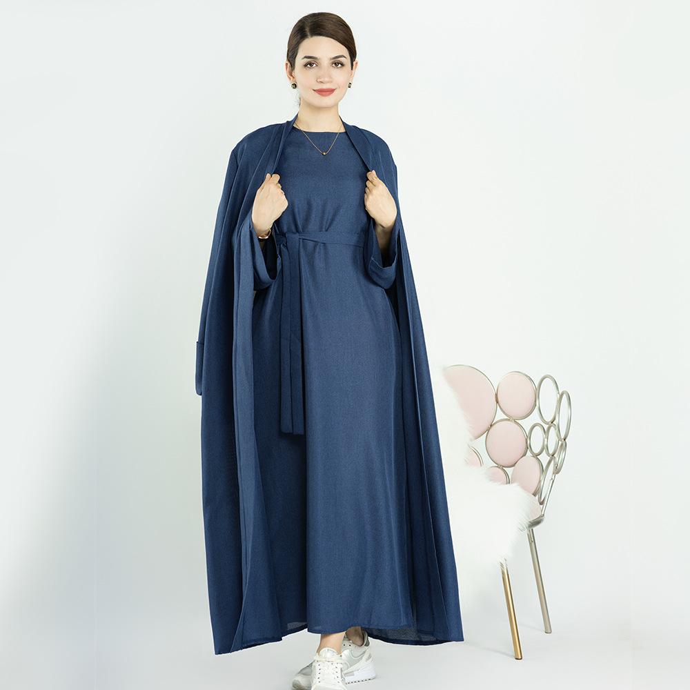 HAYA HAYA0710 2pcs Set Cardigan+Inner Dress