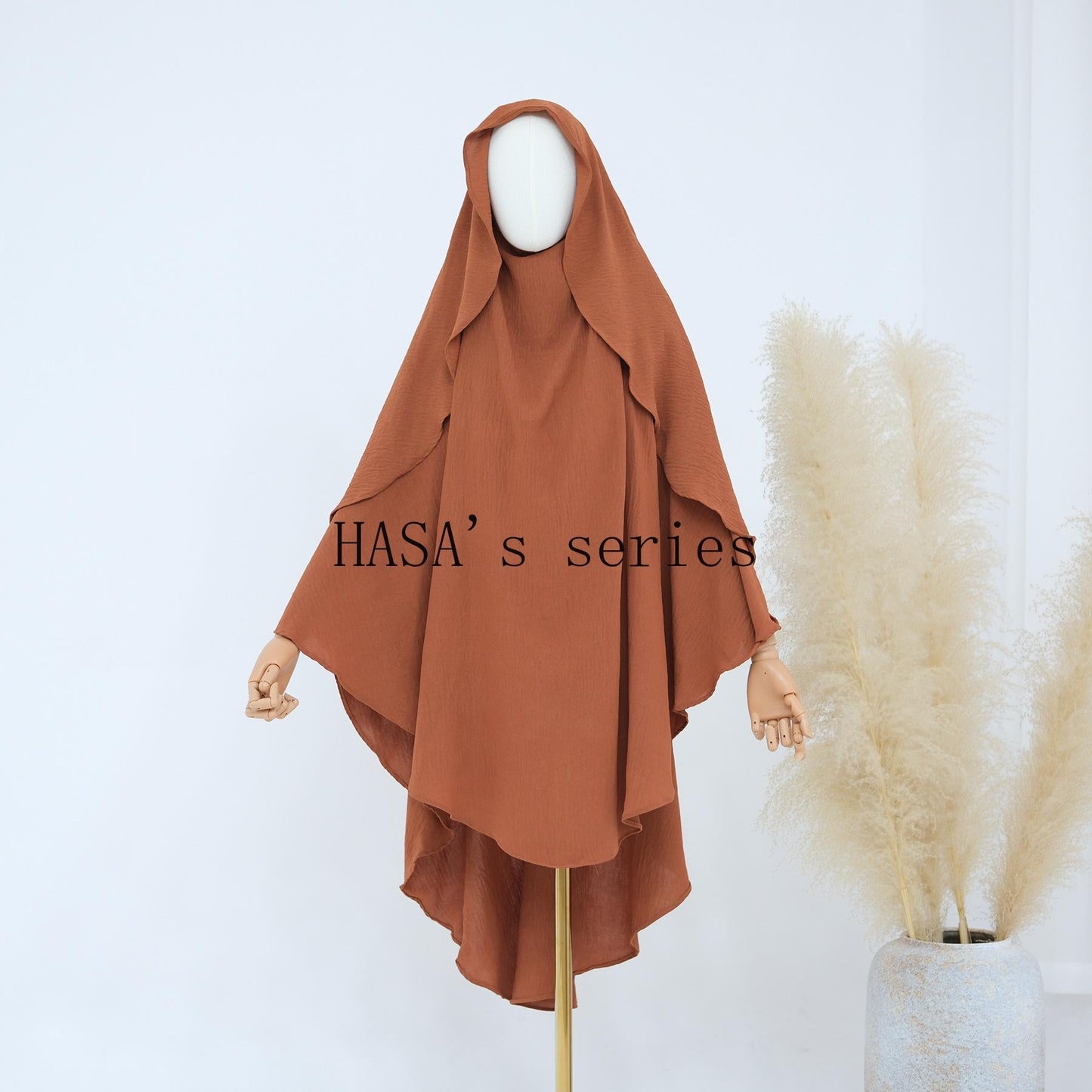HA5441 Premium Multi-Color Solid Bandana - Loose Shawl Style circle  hijab