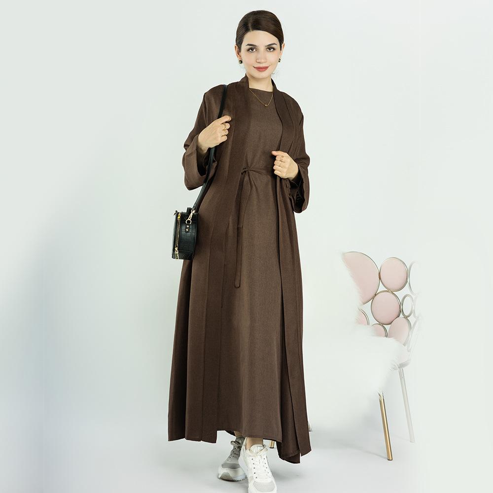 HAYA HAYA0710 2pcs Set Cardigan+Inner Dress