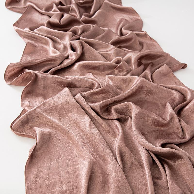 HAYA HA1104 Silk Smooth Headband Shawl Solid Color Headband