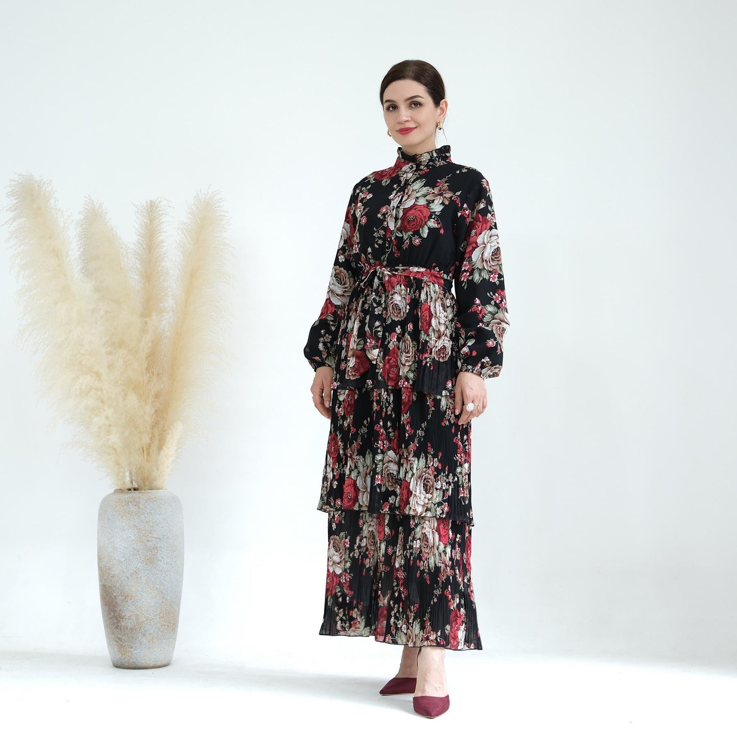 HAYA HAYA1008 Pure Beauty Printed Dress