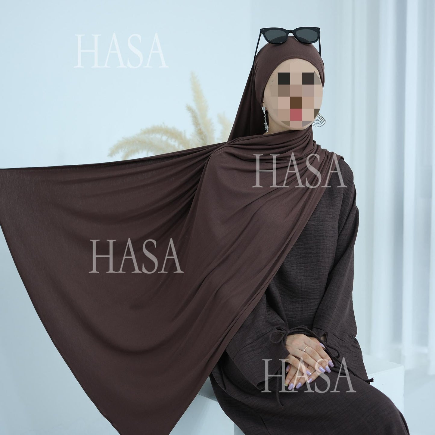 HA6554 Plain Modal Cotton Scarf with Lightweight Comfort