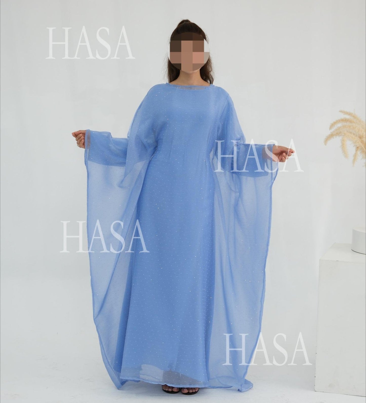 HA6619 Hot diamond long dress (with optional inner suit)