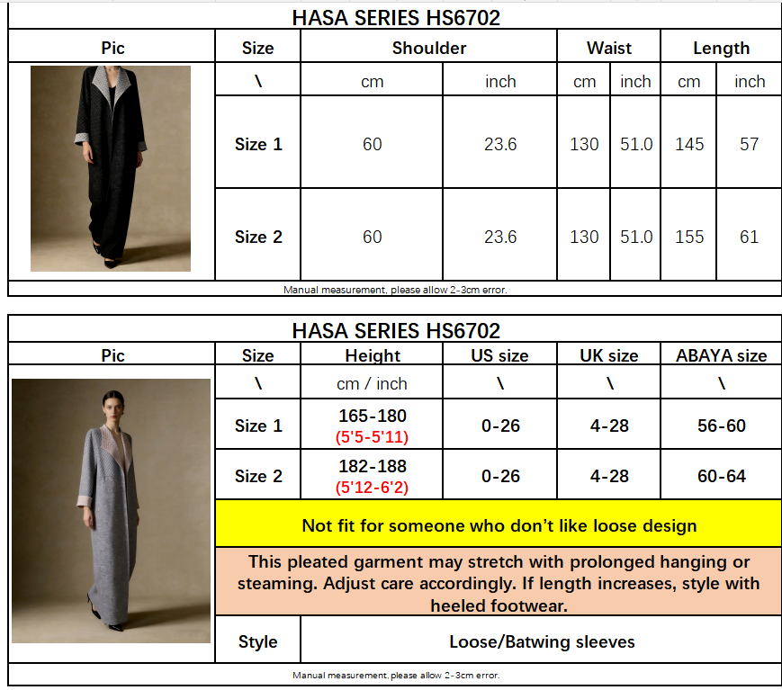 HS6702 Midnight Elegance Navy Abaya with Contrast Collar